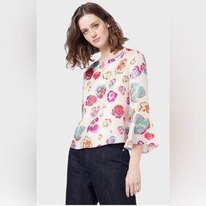 Emporio Armani Floral Blouse - Multicolor